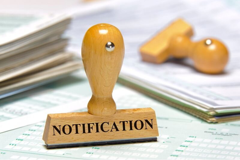 Notificación de complementos alimenticios